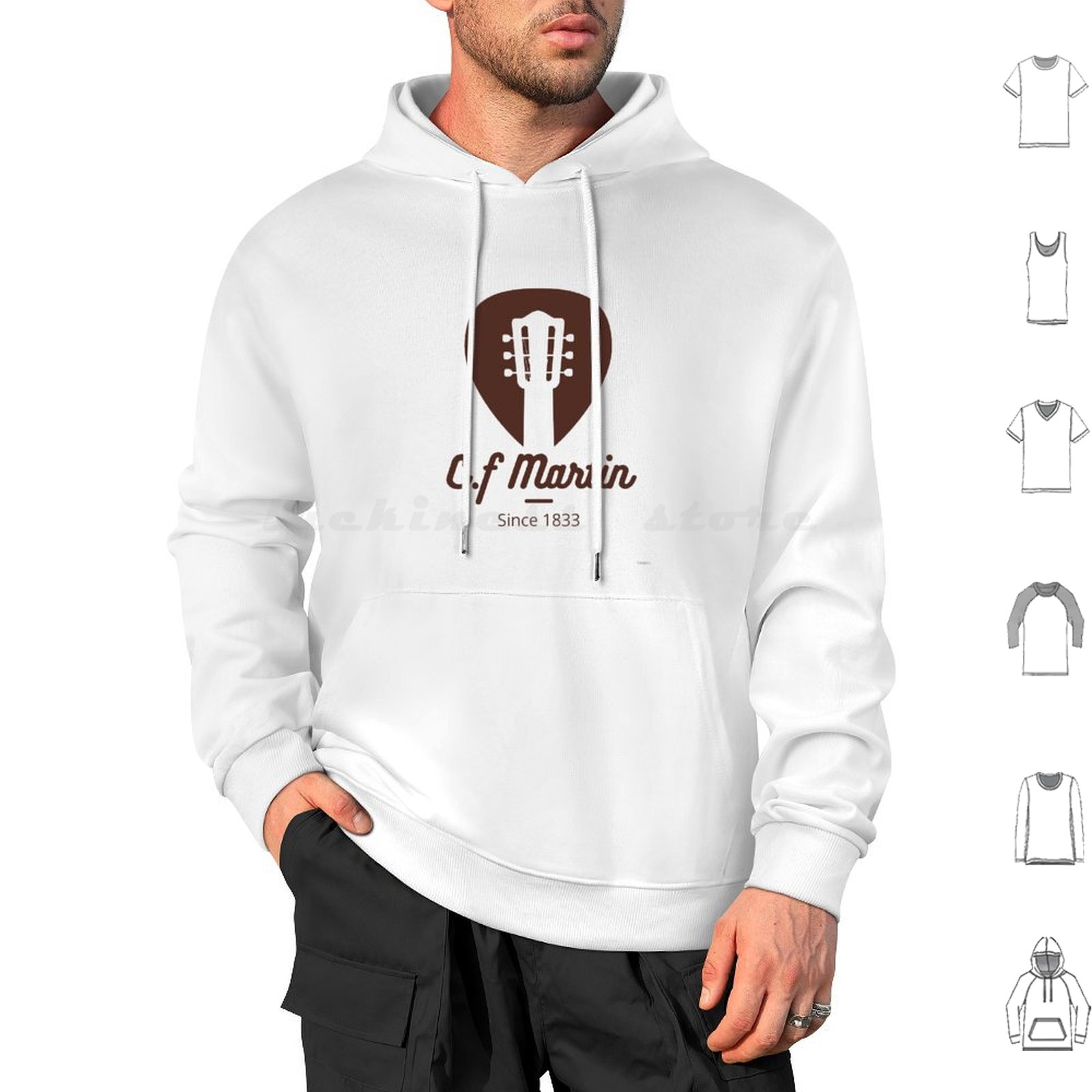 Musical Instrument Companies - Guitarras 1833 sudaderas con capucha de
