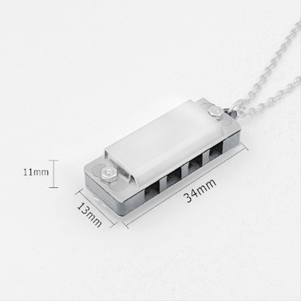 Musical Instrument Gif - Mini Armónica ABXY con Collar, 4