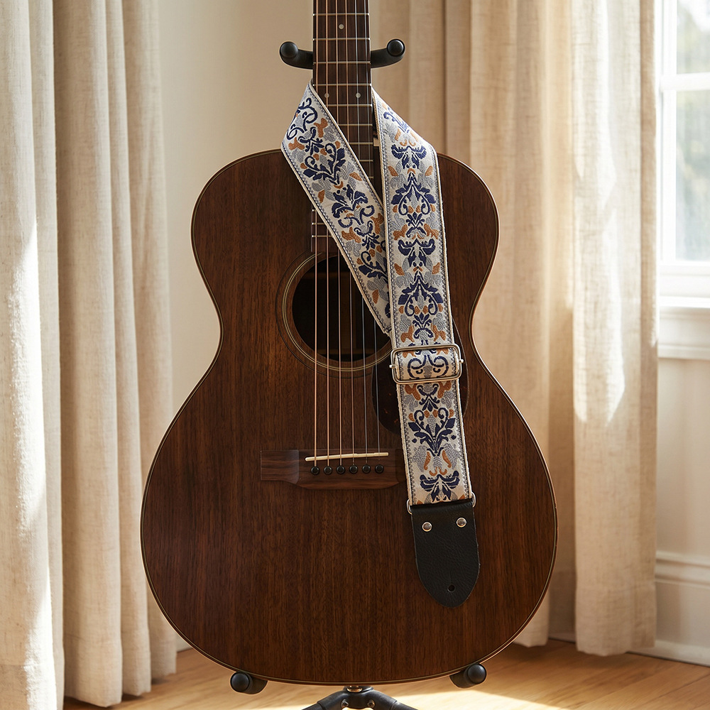 Musical Instrument Band - Correa de guitarra de cuero de