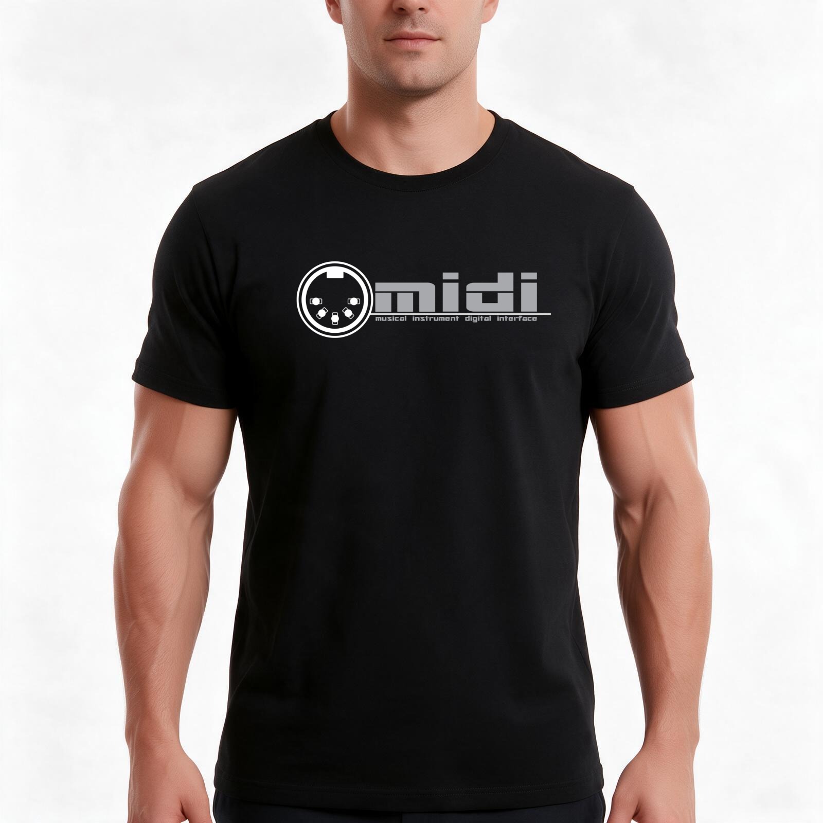 Musical Instrument Digital Interface (Midi) - Camiseta con diseño de MIDI (Interfaz