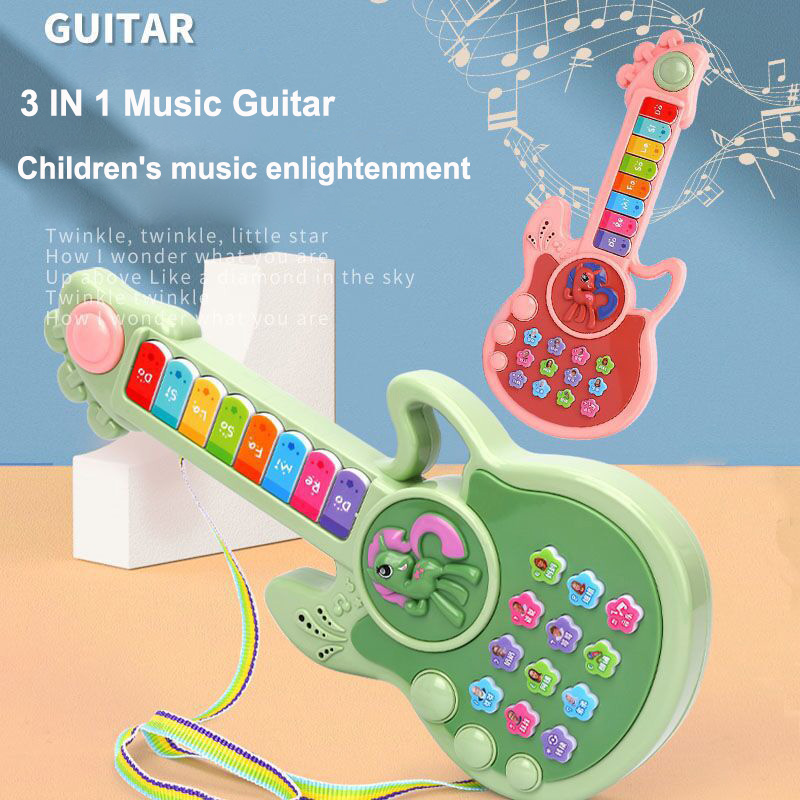 Musical Instruments Cartoon - Nuevo Piano de Juguete Eléctrico para