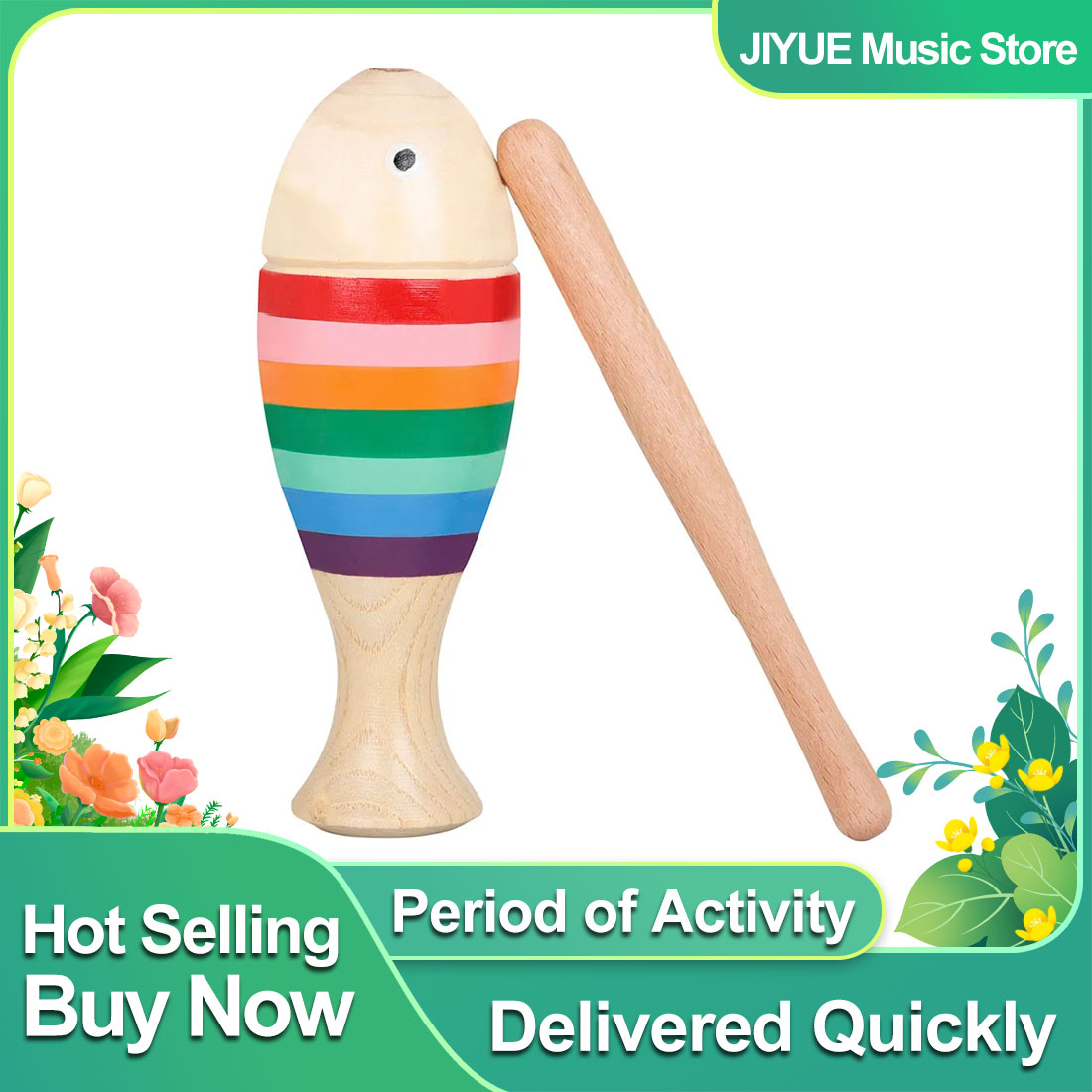 Musical Instruments Cartoon - IRIN Rainbow Fish Orff, Regalos para