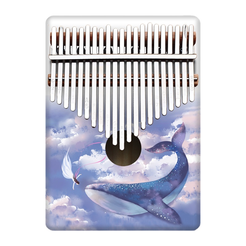 Kalimba de 21 teclas para niño - Musical Instruments Cartoon reseña y precio