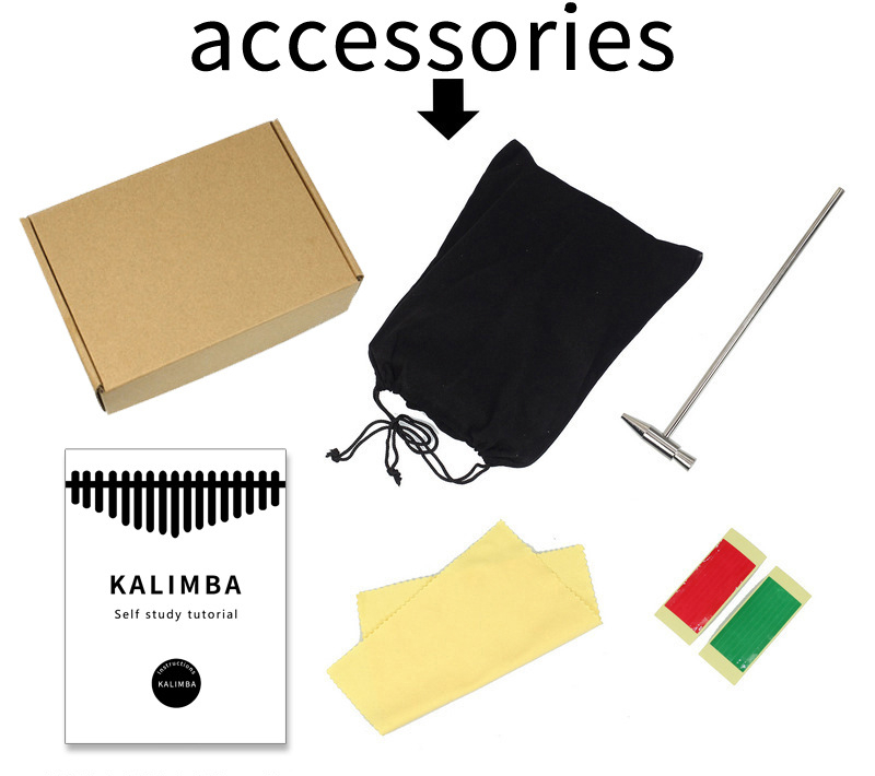 Kalimba de 21 teclas para niño - Musical Instruments Cartoon reseña y precio