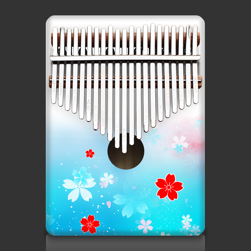 Kalimba de 21 teclas para niño - Musical Instruments Cartoon reseña y precio