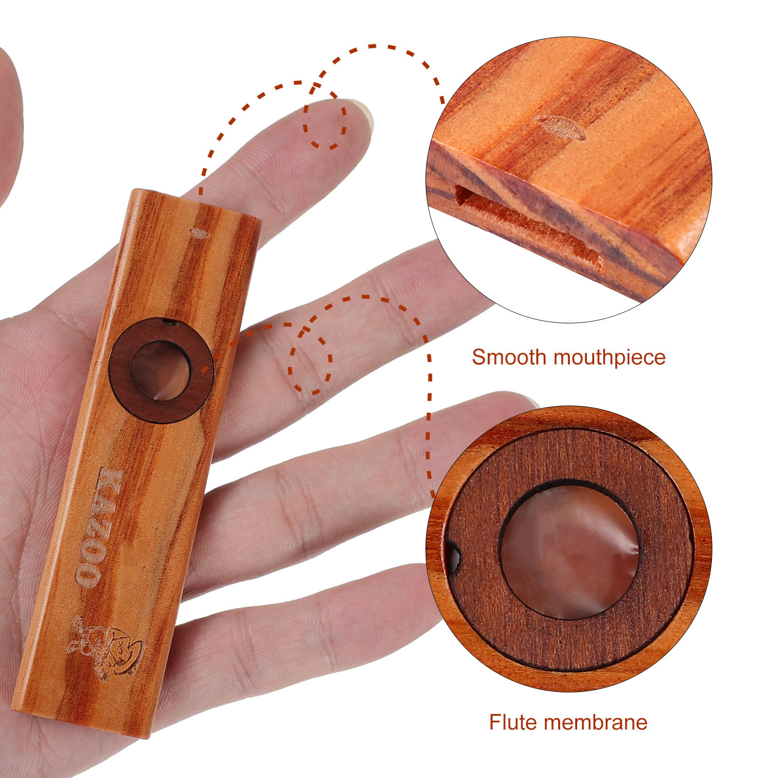 1 juego de kazoo de madera mac - Musical Instrument Easy To Learn For Adults reseña y precio