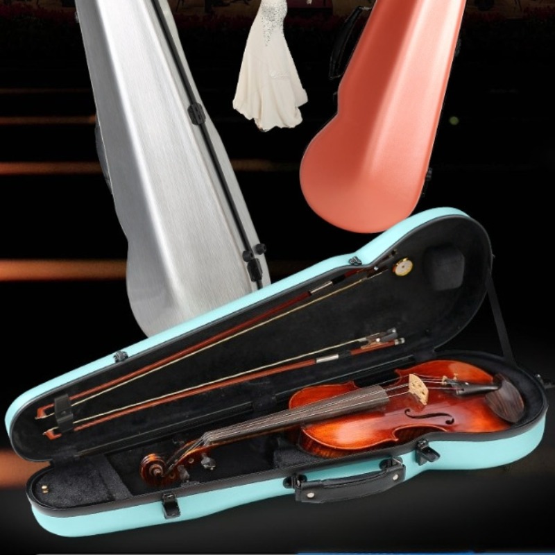 Estuche de violín de fibra de  - Musical Instrument Bag reseña y precio