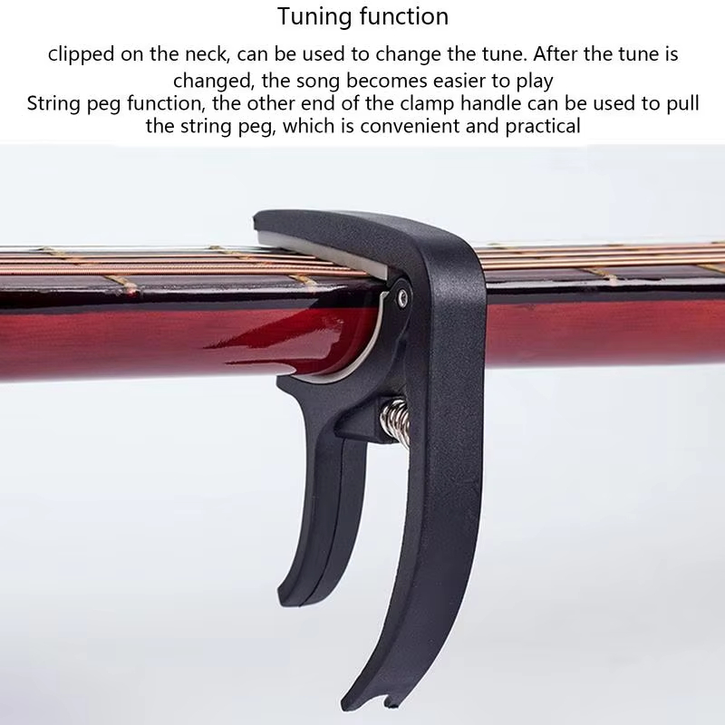Capo de guitarra portátil de p - Musical Instrument Gif reseña y precio