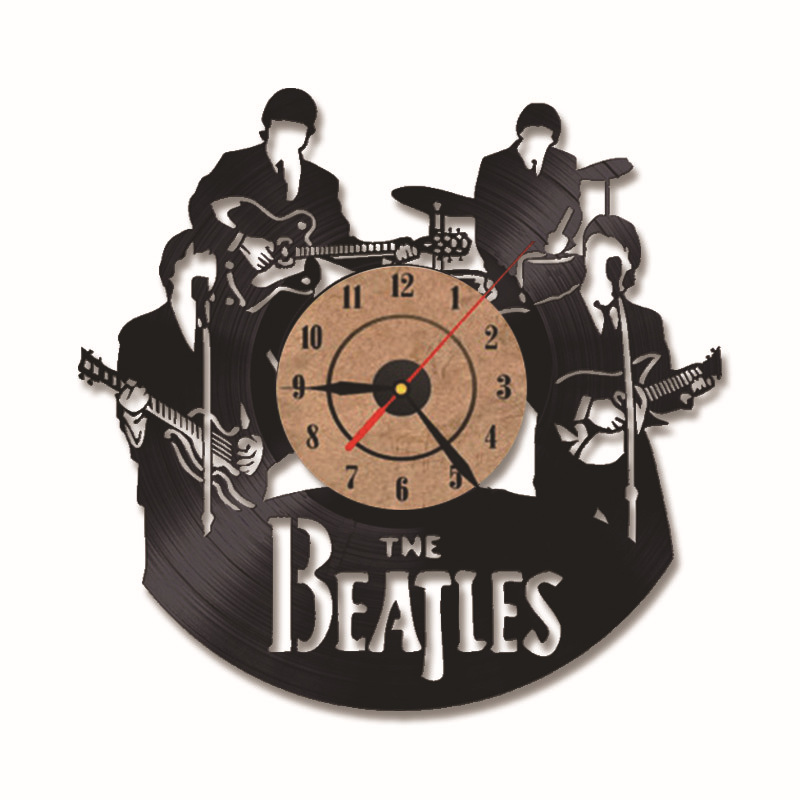 Beatles Reloj de vinilo 3D con - Musical Instrument Manufacturers reseña y precio