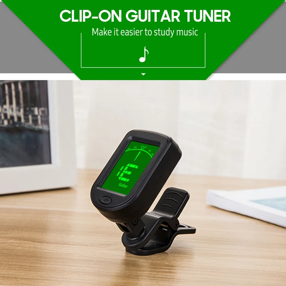 Afinador de guitarra con Clip, - Musical Instrument In English reseña y precio