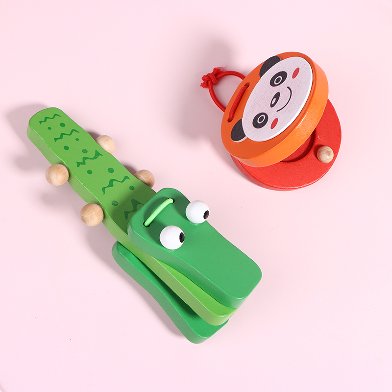 1 ud. de castañuelas de madera - Musical Instruments Cartoon reseña y precio