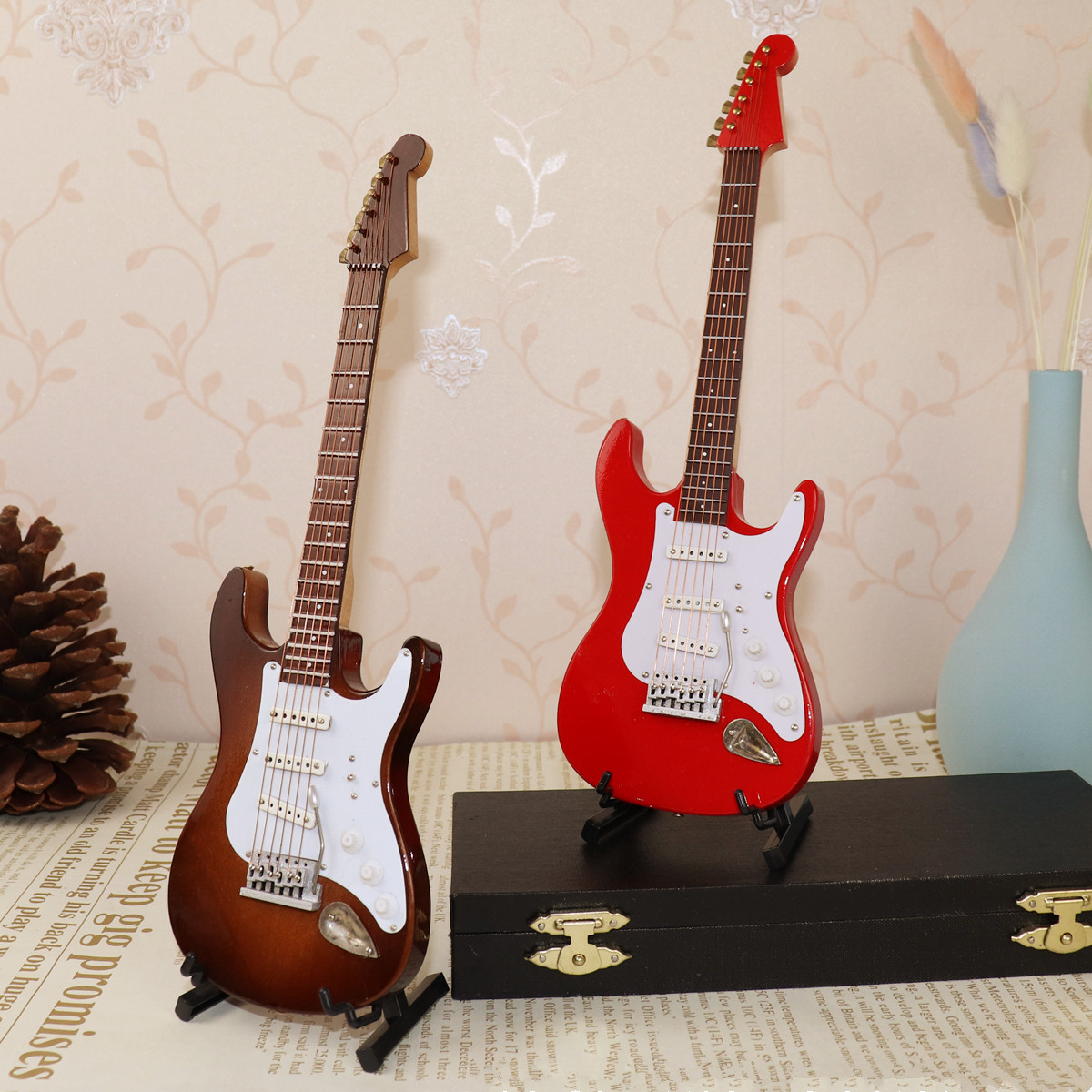Mini guitarra eléctrica de mad - Musical Instrument Gif reseña y precio