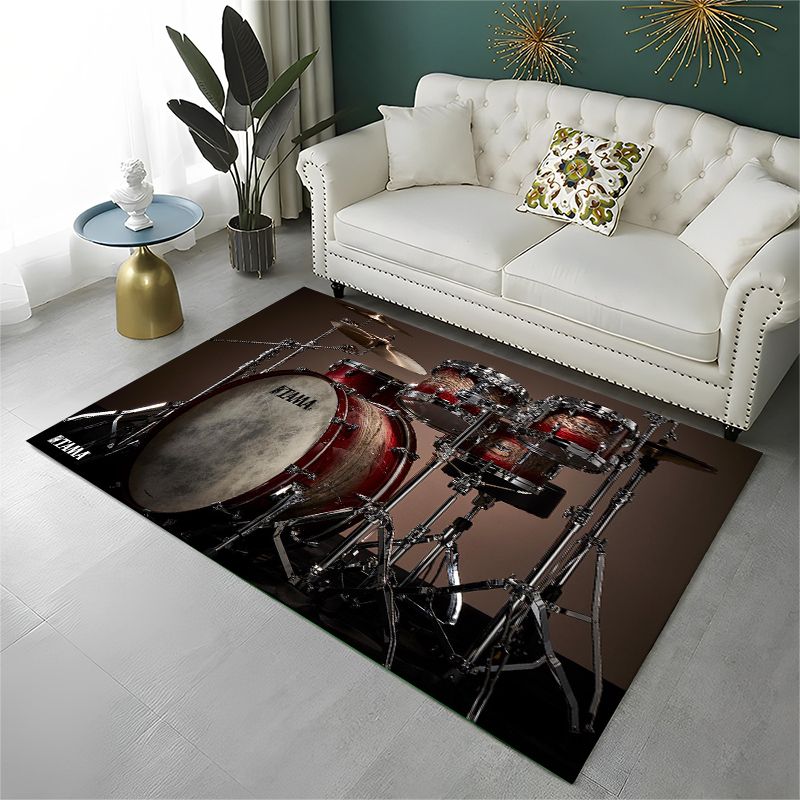 Alfombra Grande Antideslizante - Musical Instruments Cartoon reseña y precio