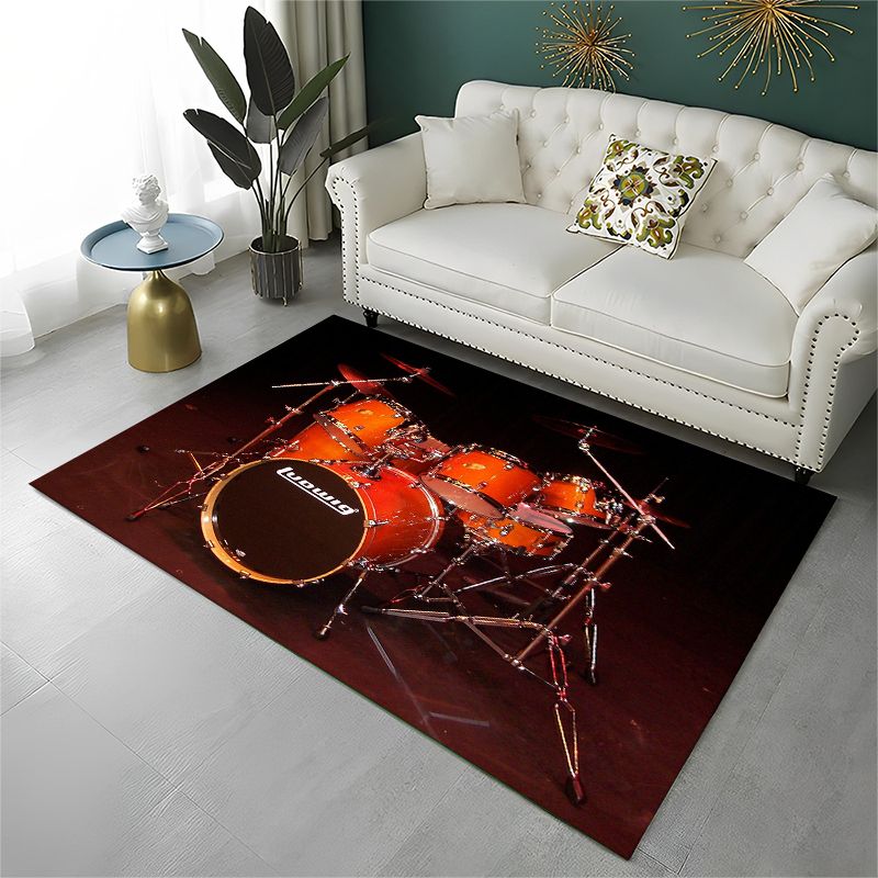 Alfombra Grande Antideslizante - Musical Instruments Cartoon reseña y precio